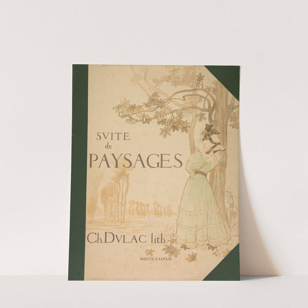 Suite de Paysages – Cover (1892–1893) by Charles Marie Dulac