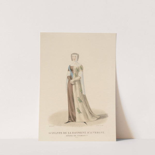 Suivante de la dauphine d’Auvergne ; règne de Charles V (1827) by Louis-Marie Lanté