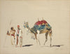 Sultan’s white camel, sketch (1871)