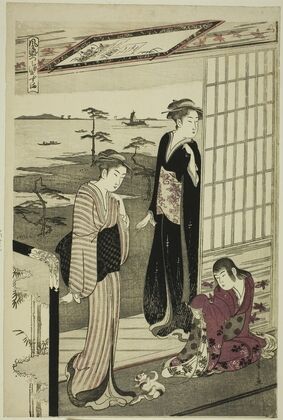 Suma, from the series ‘A Fashionable Parody of the Tale of Genji (Furyu yatsushi Genji)’ — size preview