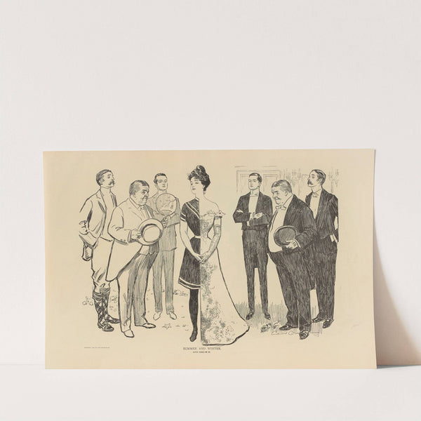 Summer and winter (1893-1900) by Charles Dana Gibson