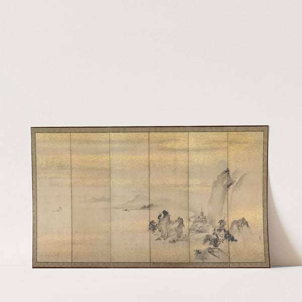 Summer and Winter Landscapes (1600s) by Kano Naonobu