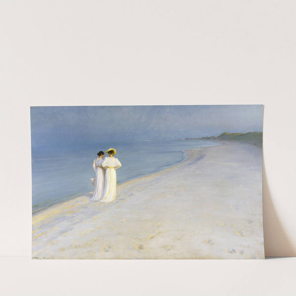 Summer Evening on the Souther Beach by Peder Severin Krøyer