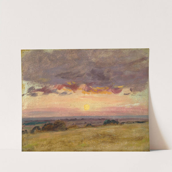 Summer Evening With Storm Clouds by John Constable