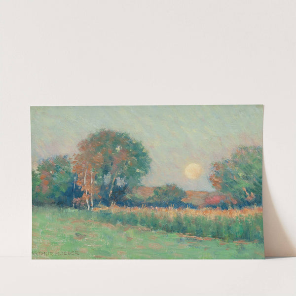 Summer Landscape at Sunset by Arthur Hoeber