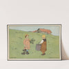 Summer motif with children by Lisbeth Bergh