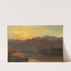 Summer’s evening, Llyn Gwynant, North Wales by Alfred de Bréanski