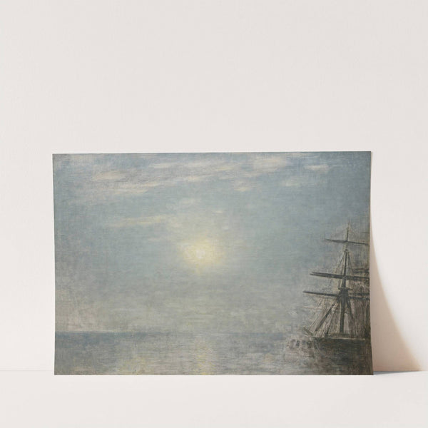 Sun Over The Sea by Vilhelm Hammershøi
