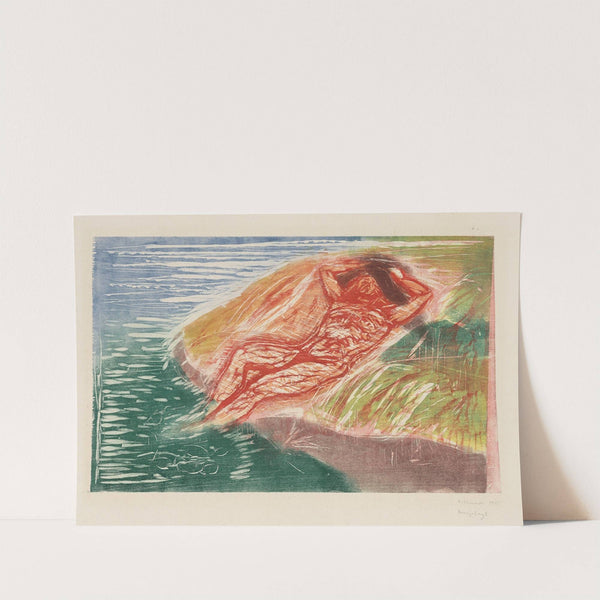 Sunbathing I (1915) by Edvard Munch