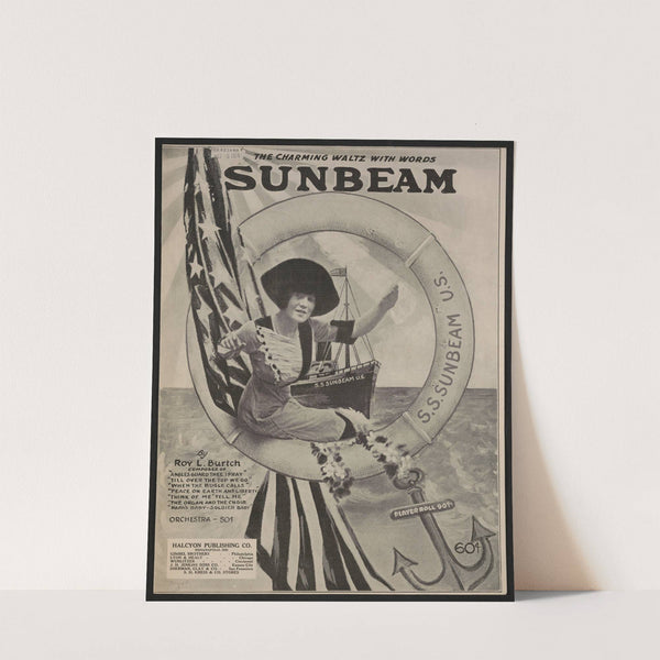 Sunbeam The Charming Waltz with words by Anonymous