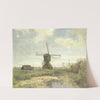 &#039;Sunny Day&#039;, a Windmill on a Waterway by Paul Joseph Constantin Gabriël