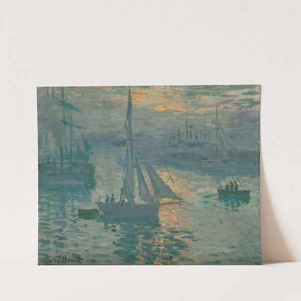 Sunrise (Marine) (1873) by Claude Monet