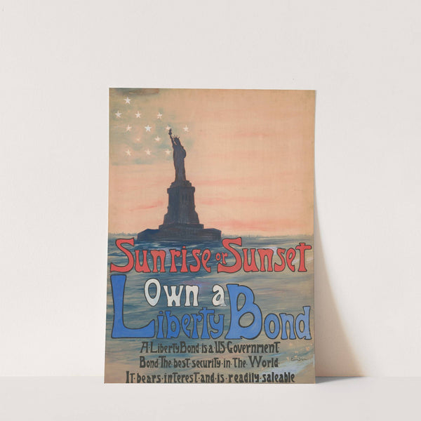 Sunrise or sunset own a Liberty Bond by Eugenie DeLand