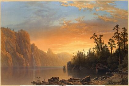 Nevada Falls, Yosemite (1872)