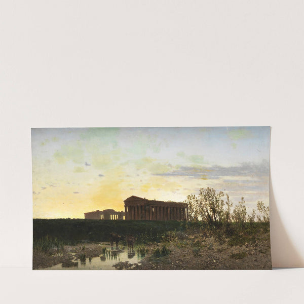 Sunset in Paestum by Federico Cortese