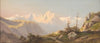 Sunset in the mountains