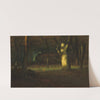 Sunset in the Woods by George Inness