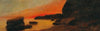 Sunset on the coast of Capri