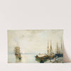 Sunset Over A Greek Port by Konstantinos Volanakis