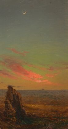 Sunset over Hudson Valley