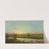Sunset Over Newburyport Meadows (1904) by Martin Johnson Heade