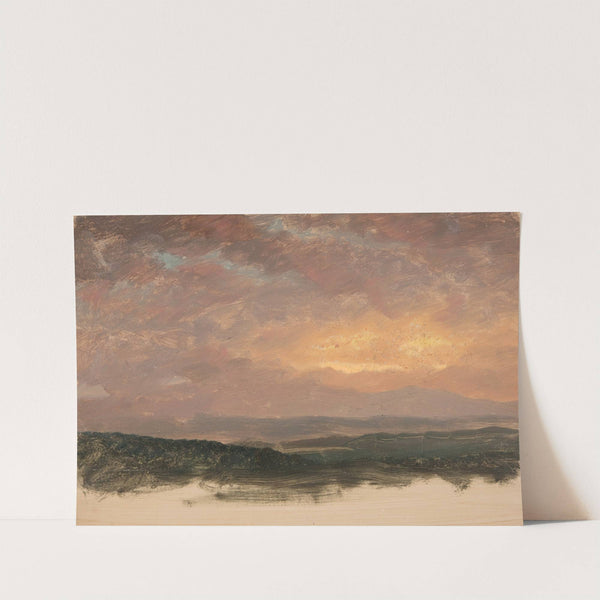 Sunset over the Catskills (1870–80) by Frederic Edwin Church