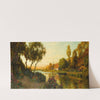 Sunset, Risle Valley by Louis Aston Knight