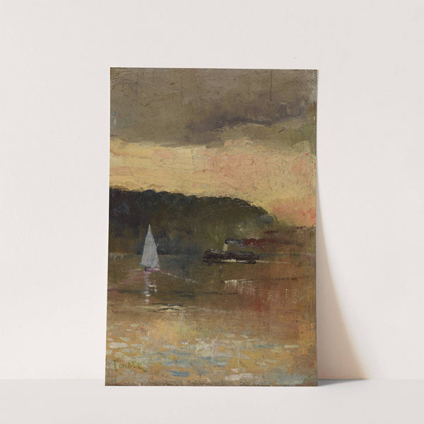 Sunset, Sydney Harbour (circa 1888) by Charles Conder