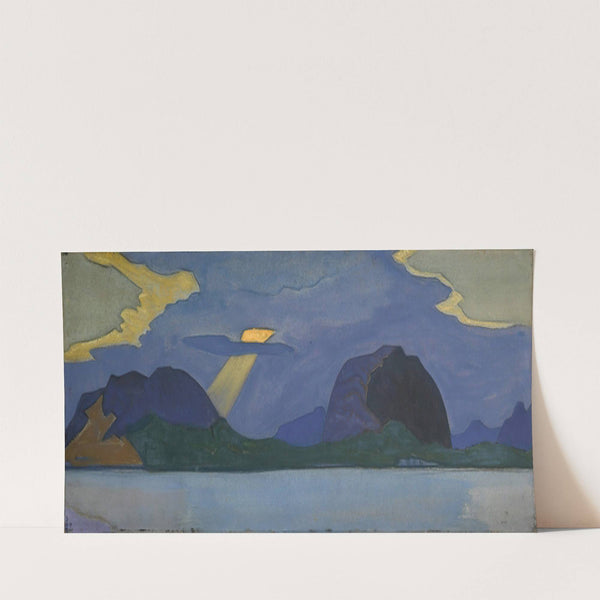 Sunset – The Castle Mount by Nicholas Roerich