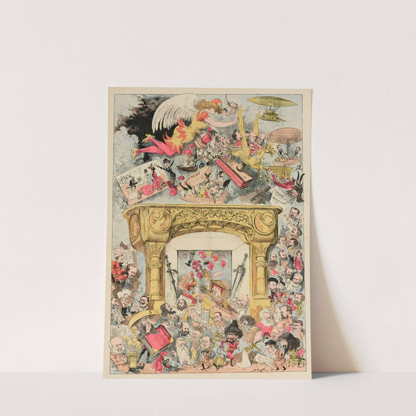 Supplément pour La Caricature, n° 261, 27 décembre 1884 (1884) by Albert Robida