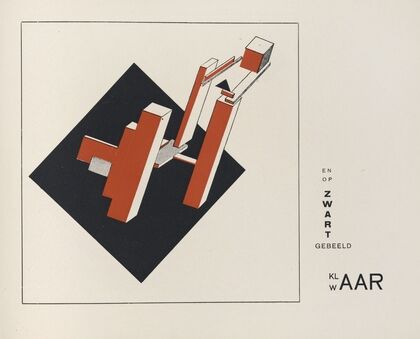 Suprematisch worden van tWee kWA drA ten in 6 konstrukties Pl. 10 (1922)
