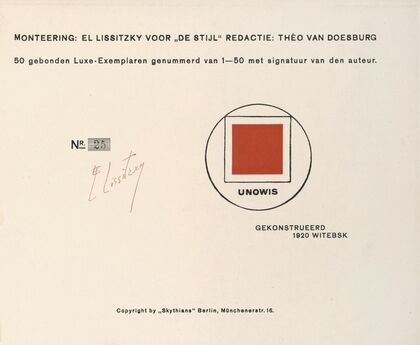 Suprematisch worden van tWee kWA drA ten in 6 konstrukties Pl. 11 (1922)