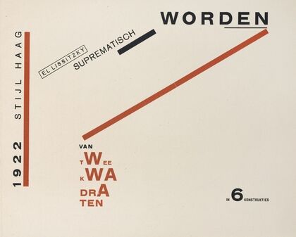 Suprematisch worden van tWee kWA drA ten in 6 konstrukties Pl. 4 (1922)