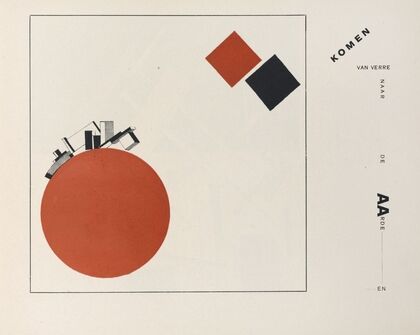 Suprematisch worden van tWee kWA drA ten in 6 konstrukties Pl. 8 (1922)
