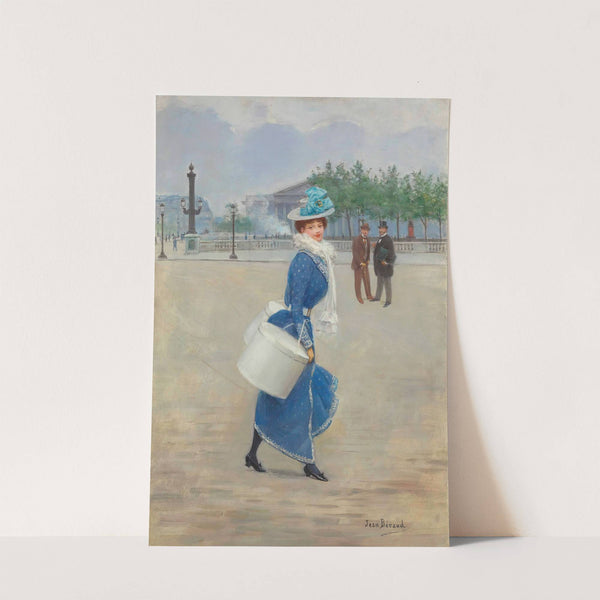 Sur la place de la Concorde by Jean Béraud