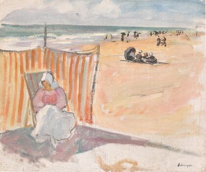 Sur la plage de st. Jean de Monts