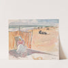 Sur la plage de st. Jean de Monts (1917-1918) by Henri Lebasque