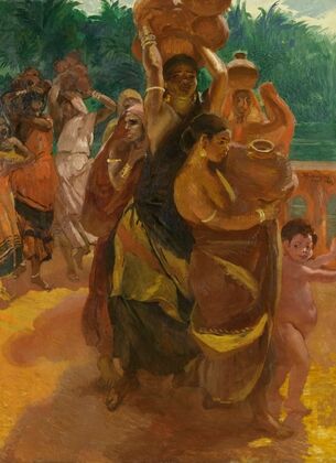 Sur le Pont de Trichinopoly (Inde) (1911)