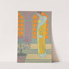 Sur Les Marches Du Jardin by Georges Lepape