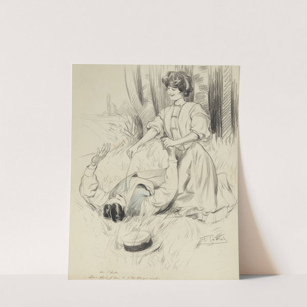 Sur l’herbe (1909) by Fernand Louis Gottlob