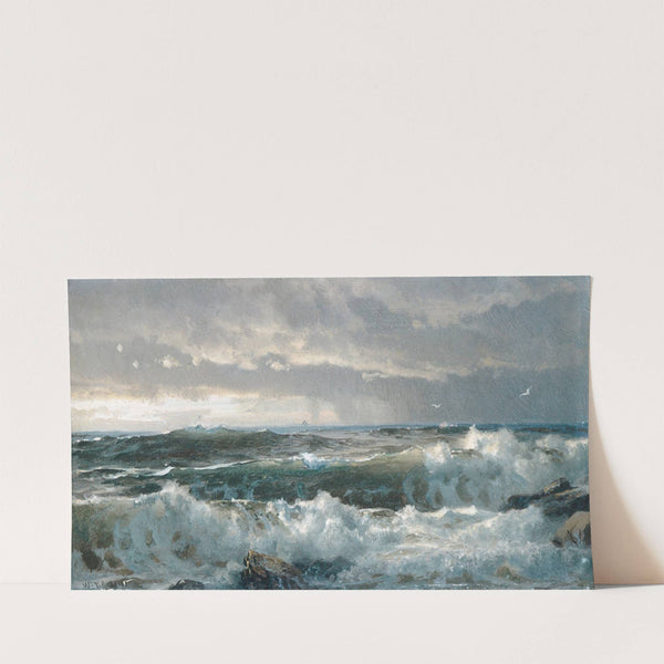 Surf on Rocks (1890s) by William Trost Richards