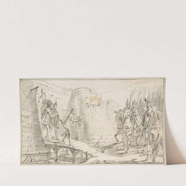 Surrender of the Keys of a City to an Emperor (1696–1770) by Giovanni Battista Tiepolo