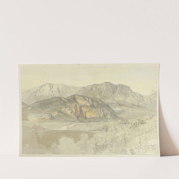 Surroundings of Trient (1856) by Fritz Bamberger