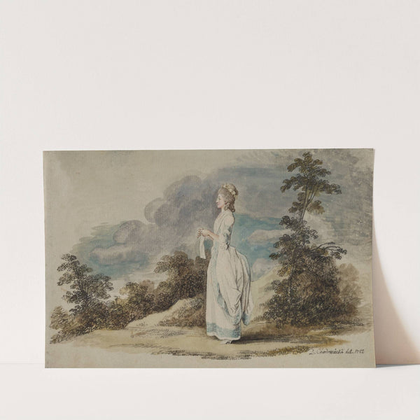 Susanne (The Artist’s Daughter at the Age of Twenty-One) (1782) by Daniel Chodowiecki