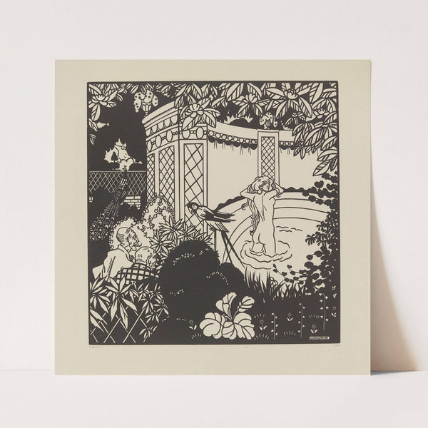 Suzanne au bain (1913) by Jean-Émile Laboureur