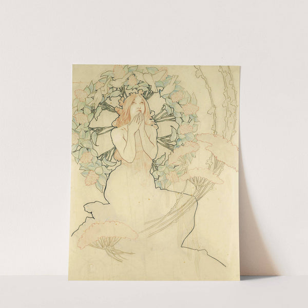 Svantovit Celebration On The Island Of Rügen by Alphonse Mucha