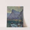 Svolvaer Harbour at the Height of the Fishing Season. Study from Lofoten by Anna Boberg