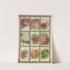 Sweet Peas, Verbena, Vinca, Wallflower…. (1921) by Genesee Valley Lithograph Co.