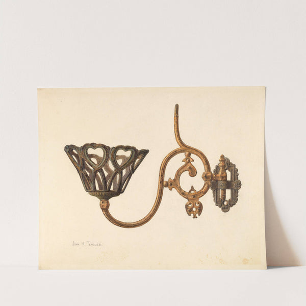 Swinging Lamp Bracket by John H. Tercuzzi