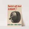 Switch Off That Light! Less Light - More Planes by Anonymous